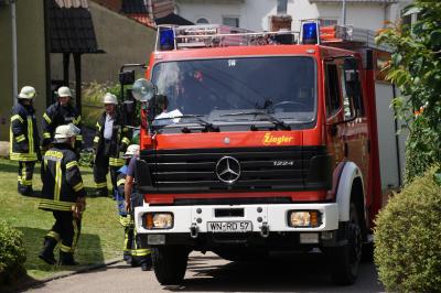 Steinenberg: Brand einer Waschmaschine- 1 Person wurde leicht verletzt